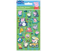 Paper Projects 01.70.06.154 - Adesivi riutilizzabili con motivo Peppa e George Pig, 19,5 x 9,5 cm