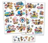Paper Projects Adesivi Decorativi in Vinile Paw Patrol | Perfetti per Decorare camere da Letto e mobili dei Bambini, Bordi Multicolori e Trasparenti, Taglie Varie