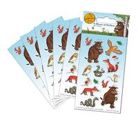 Paper Projects Gruffalo - Adesivi per sacchetti per feste, 6 fogli, 12,5 x 7,5 cm, colore: blu