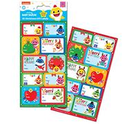 Paper Projects- Paw Patrol-Adesivi Regalo di Natale (20 Etichette), 01.70.39.005