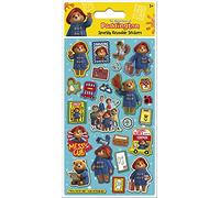 Paper Projects The Adventures of Paddington - Adesivi scintillanti, prodotto con licenza ufficiale, riutilizzabili su superfici non porose, blu, 19,5 cm x 9,5 cm