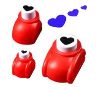 Paper Punch - Heart Shape Punching Toy, Punching Toy, Paper Punches For Crafting | Stars Shaped Hole Punches For Kids Boys Girls Children Home Traveling Schools Car Kindergarten Birthday New Year