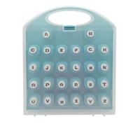 Paper Punch - Letter Punch | Craft Punch | Alphabet Paper Punch Set | Letter Shape Paper Hole Punch | Stainless Steel Letter Punch Board | Paper Craft Supplies Kit per Greeting Cards, & Scrapbooking