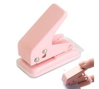 Paper Puncher Small Hole Punch Tool, Adjustable Scrapbook Puncher for Tags 2.2x1.1 inches, Booklets, Greeting Cards, Photo Albums, Crafting, Ticket Maker, Easy Precise Punching