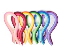 Paper Quilling Paper, Carta per Quilling Strisce, Strisce di Carta per Quilling, 720 Pezzi per Fai da Te Artigianato di Carta, Creazione di Fiori di Carta, 6 Colori, 530 x3mm Helweet