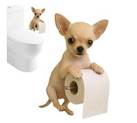 Paper Roll Holder - Resin, 8.66x6.3x4.72in Paper Towel Holder Decorative Design | Wall-Mountable Funny Dog Napkin Organizer, Bathroom Tissue Rack For Kitchen, Bathroom, Bedroom, Apartment, Hotel