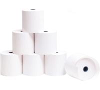 PAPER ROLL ROTOLI DI CARTA TERMICA PER POS , CASSA ,RICEVUTE ,SCONTRINI 80x80