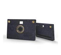 Paper Shoot Pacchetto fotocamera - Custodia in pelle con texture blu notte