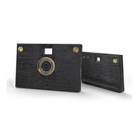 Paper Shoot Pacchetto fotocamera - Custodia in pelle con texture nero