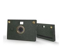 Paper Shoot Pacchetto fotocamera - Custodia in pelle con texture Verde abete rosso