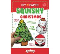 Paper Squishy Christmas: Coloring, cut and taped your paper craft squishes