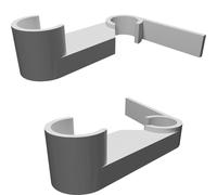 Paper Towel Holder for IKEA Grundtal Kitchen System - Anti-Rotation Design