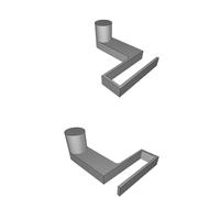 Paper Towel Holder for Shelf - No-Screw Kitchen Roll Dispenser Mount
