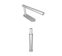 Paper Towel Holder for Under Cabinet - Kitchen Roll Mount 335mm