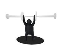 Paper Towel Holder, Toilet Paper Stand, Creative Tissue Roll Rack, Unique Bathroom and Bedroom Organizer, 3D Printed Weightlifting Figure for Gym Lovers, 9,45 x 6,3 x 3,54 pollici