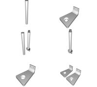 Paper Towel Wall Mount Holder with Twist-Lock System 28cm Kitchen Dispenser