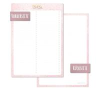 paper&you® A5 blocco note "Golden Dots" 50 fogli in locco note sul retro - sostenibile e rispettoso del clima