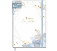 paper&you® Dotted Journal punteggiato A4+ con banda elastica "Tempo di crescere" 156 pagine, taccuino, quaderno per schizzi, diario - sostenibile e rispettoso del clima
