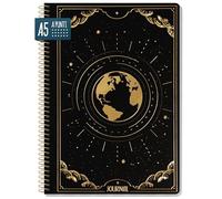 paper&you® Dotted Journal punteggiato A5 con rilegatura a spirale "New Adventures" 160 pagine, taccuino a punti, blocco universitario - sostenibile e rispettoso con il clima