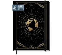 paper&you® Taccuino A5+ quadrettato con elastico [New Adventures] - 156 pagine, 78 fogli - come journal, diario - sostenibile e rispettoso al clima