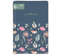 paper&you® Taccuino A6+ a righe, piccolo e pratico "Flying Flowers"