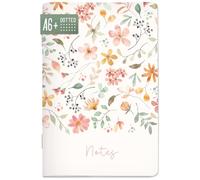 paper&you® taccuino A6+ griglia punteggiata "Wild Blossoms" con 64 pagine, mini diario punteggiato - Sostenibile & rispettoso con il clima