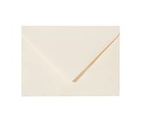 Paper24 - 75 buste per lettere, formato DIN C5 - (162 x 229 mm), carta da 120 g, per occasioni speciali, in crema delicata