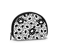 papera di gomma con stampa di gatto con occhiali da sole portamonete portafogli portamonete funky portachiavi cerniera piccole borse cosmetiche per trucco