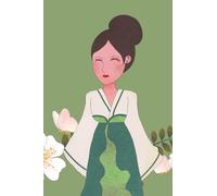 Paperback book, ancient Chinese girl pattern, wearing light green dress: Paperback book, ancient Chinese girl pattern, wearing light green dress