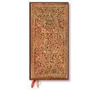 Paperblanks 2023 Percorso d'oro Sottile Orizzontale, Rosso, DD8387-0, Orizzontale - Sottile (180 x 95) 160p