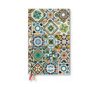 Paperblanks 2025-2026 Porto Portuguese Tiles 18-Month Planner Flexis Maxi Vertical Elastic Band 224 Pg 80 GSM
