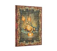 Paperblanks | 2025 Libro d'Ore Spinola | Antica Miniatura | 12 Mesi | Maxi | Orizzontale | Chiusura con Fascia Elastica | 160 Pg | 100 GSM