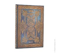 Paperblanks 2026 12-Month Blu Luxe Settimanale Mini Verso Copertina Rigida Diary