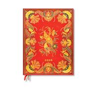 Paperblanks 2026 Fiammetta Fiammetta 12-Month Planner Flexis Ultra Day-At-A-Time Elastic Band 432 Pg 80 GSM