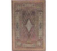 Paperblanks | 2026 First Folio | Biblioteca di Shakespeare | 12 Mesi | Mini | Verso | Chiusura con Fascia Elastica | 160 Pg | 100 GSM