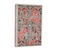 Paperblanks | 2026 Granato | Collezione Filigrana d'Argento | 12 Mesi Flexis | Mini | Orizzontale | Chiusura con Fascia Elastica | 176 Pg | 100 GSM