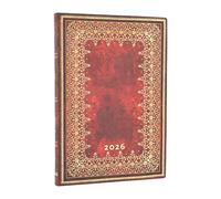 Paperblanks | 2026 I Pavoni di Hafez | Sangorski & Sutcliffe | 12 Mesi | Mini | Giornaliera | Chiusura con Fascia Elastica | 416 Pg | 80 GSM