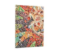 Paperblanks | 2026 Il Sole, Gaudi | Mosaici di Gaudi | 13 Mesi | Midi | Orizzontale | Chiusura Magnetica | 160 Pg | 100 GSM