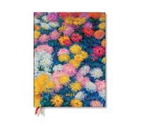 Paperblanks 2026 Monet's Chrysanthemums Monet's Chrysanthemums 12-Month Planner Flexis Ultra Day-At-A-Time Elastic Band 432 Pg 80 GSM