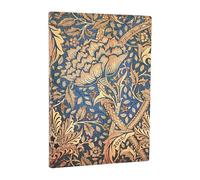 Paperblanks | 2026 Morris Danza del Vento | William Morris | 12 Mesi Flexis | Midi | Orizzontale | Chiusura con Fascia Elastica | 176 Pg | 100 GSM