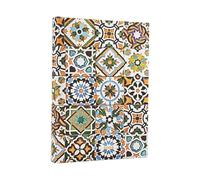 Paperblanks | 2026 Porto | Azulejos Portoghesi | 12 Mesi | Midi | Giornaliera | Chiusura con Fascia Elastica | 416 Pg | 80 GSM