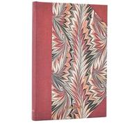 Paperblanks | 2026 Rubedo | Carta Marmorizzata Cockerell | 12 Mesi | Mini | Orizzontale | Chiusura con Fascia Elastica | 160 Pg | 100 GSM