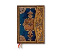 Paperblanks 2026 Safavid Indigo Safavid Binding Art 12-Month Planner MIDI Vertical Wrap 160 Pg 100 GSM