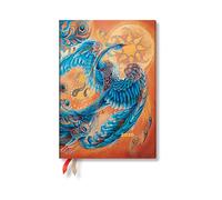 Paperblanks 2026 Skybird Birds of Happiness 12-Month Planner Flexis MIDI Vertical Elastic Band 176 Pg 100 GSM