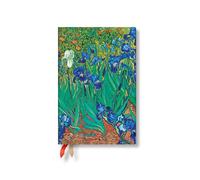 Paperblanks 2026 Van Gogh's Irises Van Gogh's Irises 12-Month Planner Mini Vertical Elastic Band 160 Pg 100 GSM
