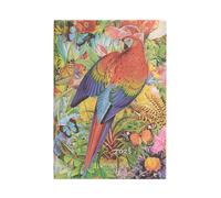 Paperblanks Agenda 12 Mesi 2025, Giardino Tropicale, Orizzontale - Midi (180mm x 125mm), Italiano