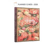 Paperblanks-Agenda giornaliera 2026 .18x24cm-Chiusura magnetica- Renoir, Lettera
