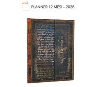 Paperblanks-Agenda rigida settimanale 2026 .18x24cm-con elastico- Michelangelo,