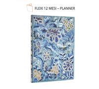 Paperblanks-Agenda Sett. orizz. 2026 .12x18cm-Chiusura con elastico-Salice Blu