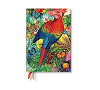 Paperblanks Agende 12 Mesi 2024 Giardino Tropicale, Verso - Midi (180 x 130), Inglese (Festività Internazionali)